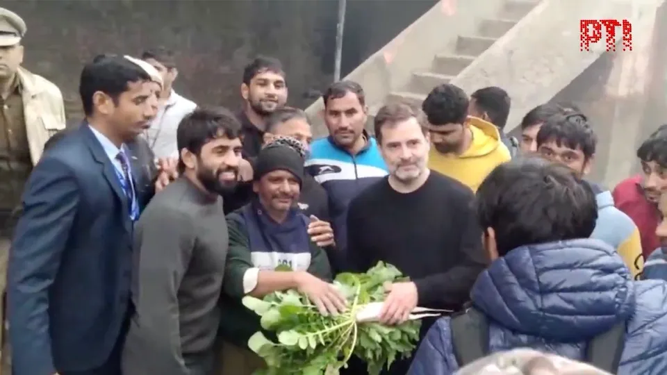 Rahul Gandhi Bajrang Punia