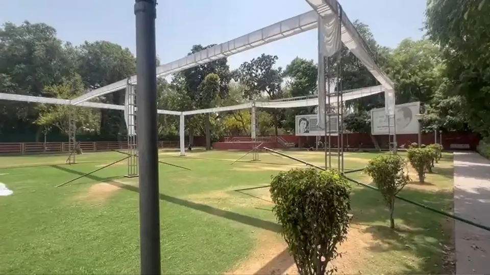 Congress HQ decorations