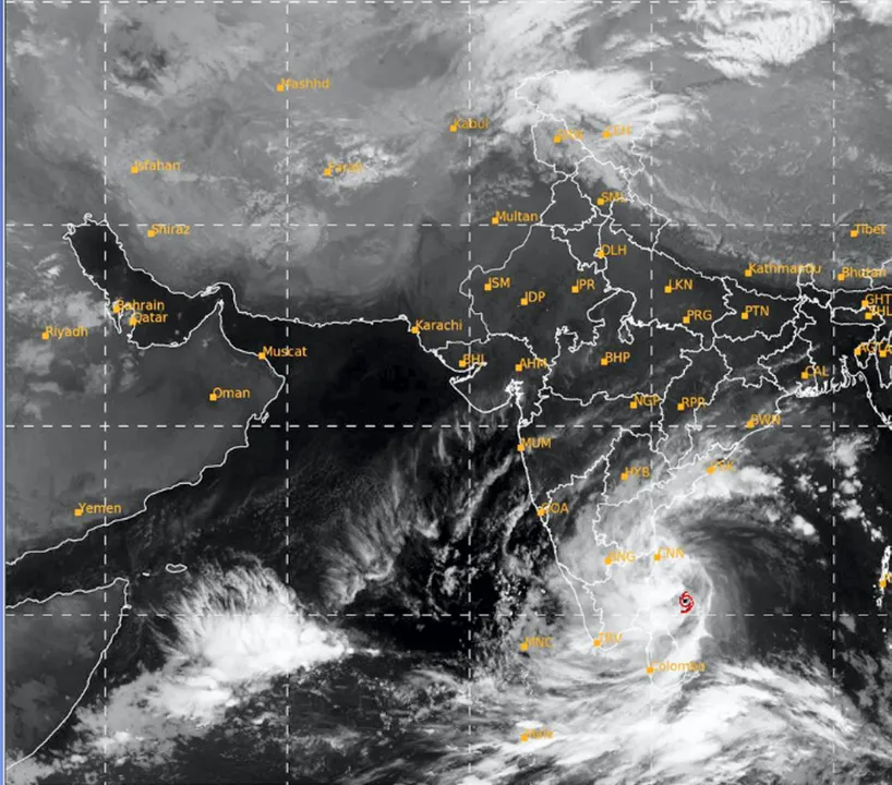 Cyclone Mandous Tamil nadu Bay of Bengal