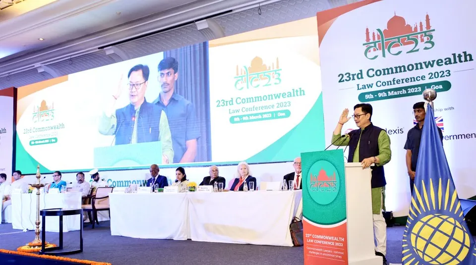 Law Minister Kiren Rijiju Goa