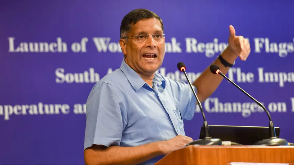 Former chief economic adviser Arvind Subramanian