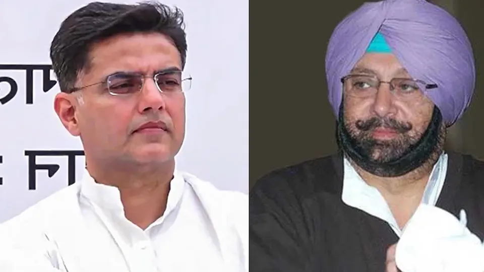 Sachin Pilot and Amarinder Singh