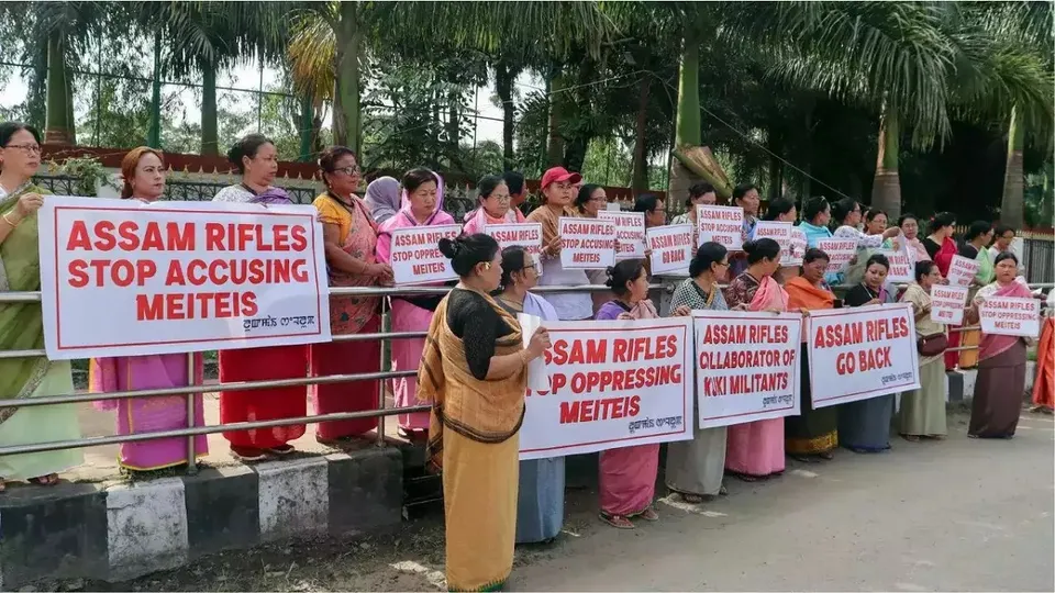 withdrawal of Assam Rifles from Manipur