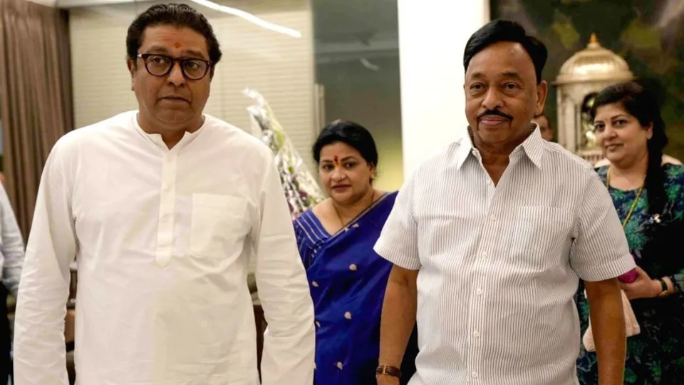 BJP leader and newly-elected MP Narayan Rane met Maharashtra Navnirman Sena president Raj Thackeray on Thursday