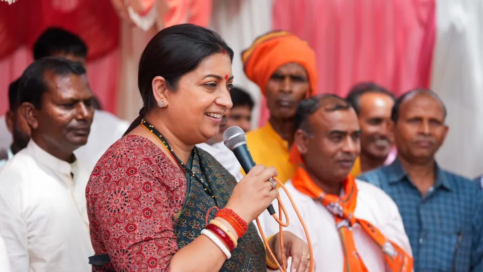 Smriti Irani in Amethi
