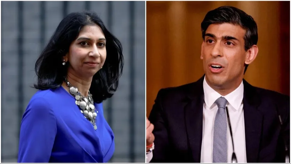 Suella Braverman Rishi Sunak