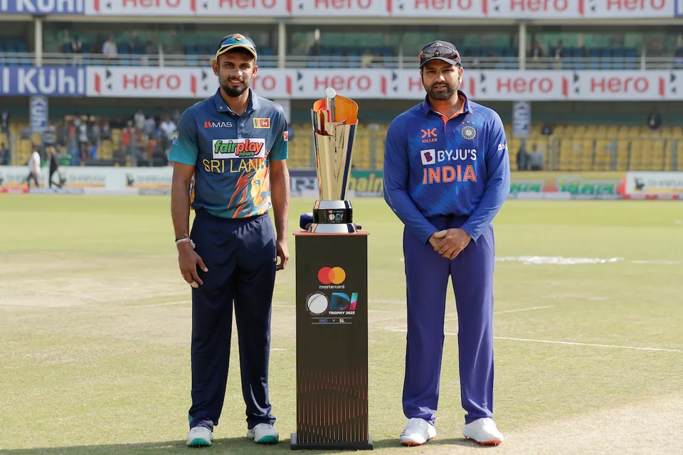 Rohit Sharma Dasun Shanaka India Sri Lanka cricket