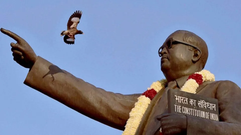 B R Ambedkar's statue