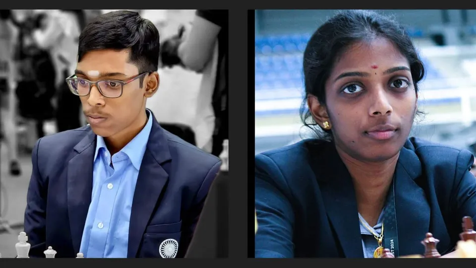 R Praggnanandhaa R Vaishali