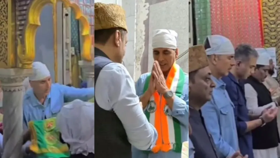 Akshay Kumar visits Haji Ali Dargah