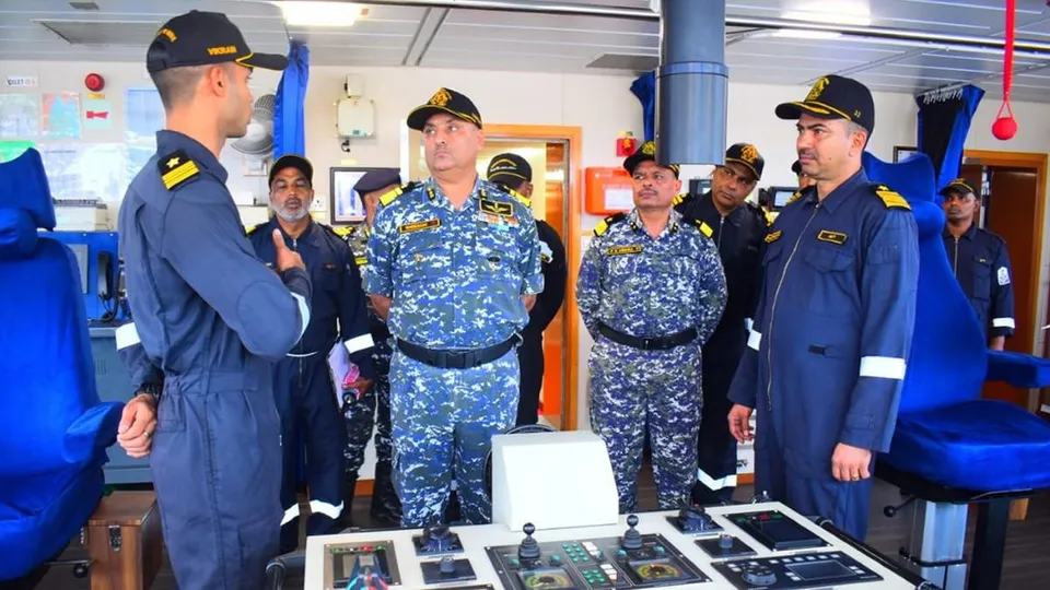 Coast Guard commander Bhisham Sharma