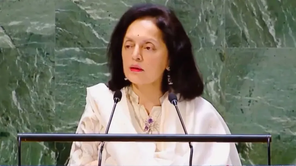 Ruchira Kamboj UNGA Gaza