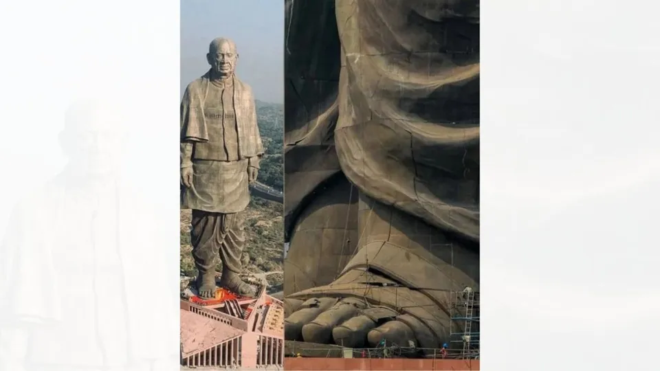 Statue of Unity crack