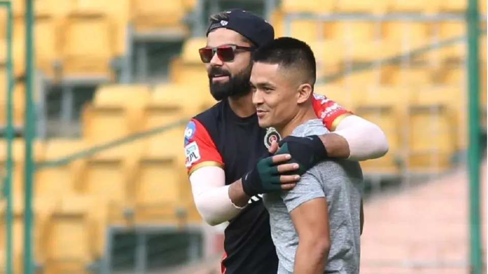 Sunil Chhetri Virat Kohli