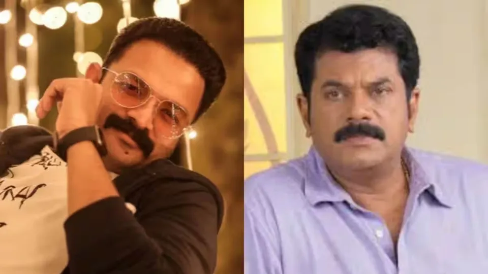 Malayalam actor Jayasurya and Maniyanpilla Raju (File image)