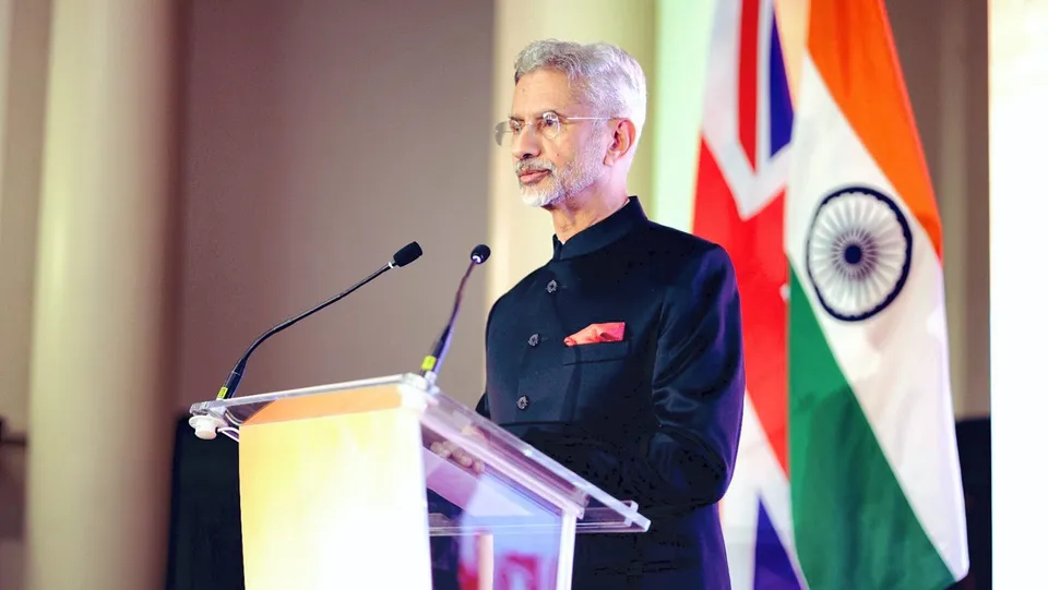 External Affairs Minister S. Jaishankar addresses the Indian community at a Diwali reception, in London, United Kingdom
