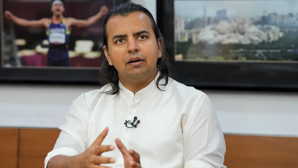 Bhavish Aggarwal, CEO of Ola Cabs, during an interview with PTI, in New Delhi, Tuesday, Aug. 20, 2024