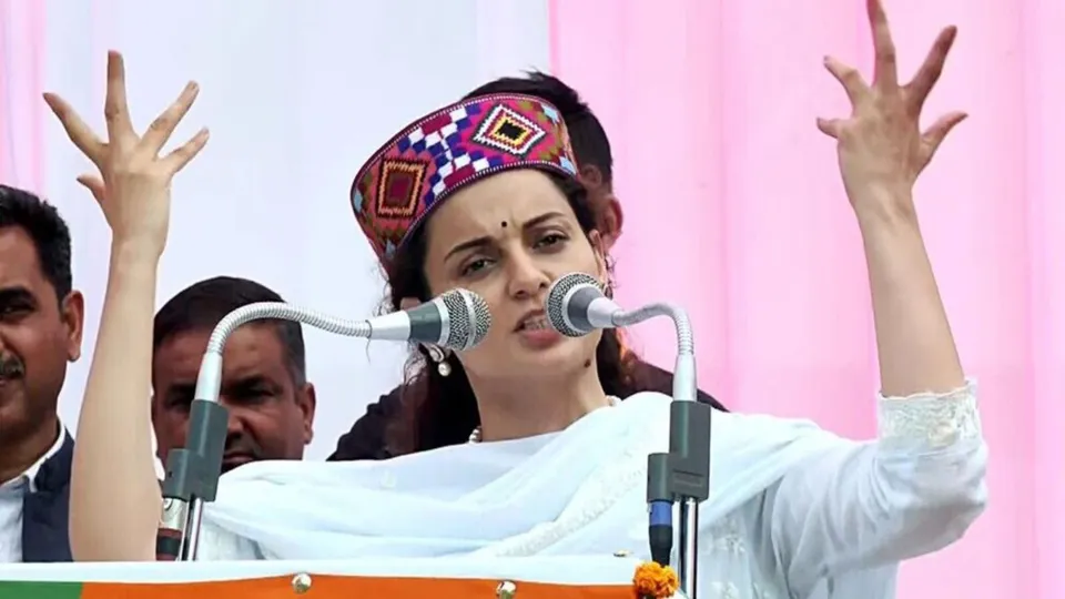 BJP's Mandi Lok Sabha seat candidate Kangana Ranaut (File image)