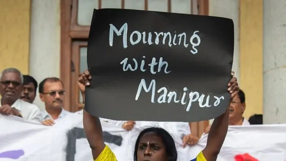 Lawyers in Imphal Protest Against Excessive Force on Women Protesters by Security Personnel