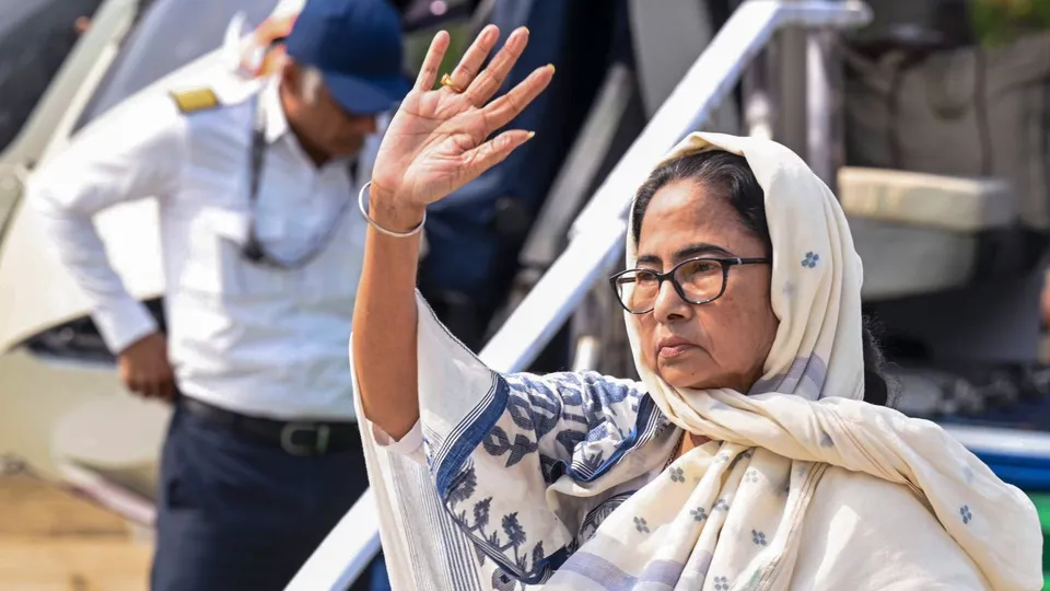 West Bengal Chief Minister Mamata Banerjee during a public meeting for Lok Sabha elections, at Ranaghat in Nadia district, Saturday, May 4, 2024