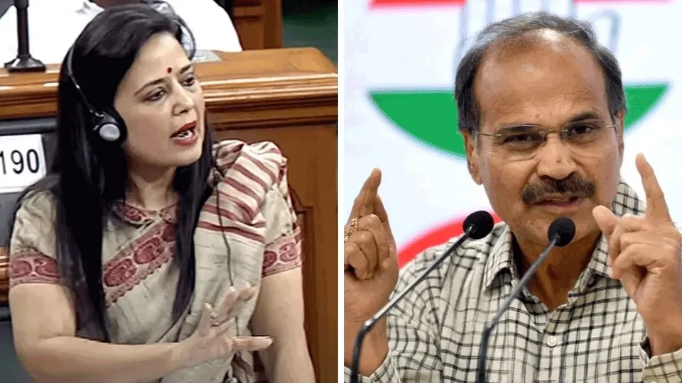Mahua Moitra Adhir Ranjan Chowdhury