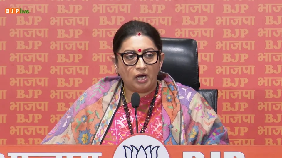 Smriti Irani Sandeshkhali