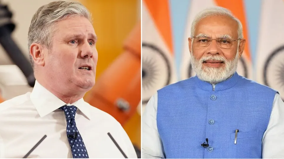 Keir Starmer Narendra Modi
