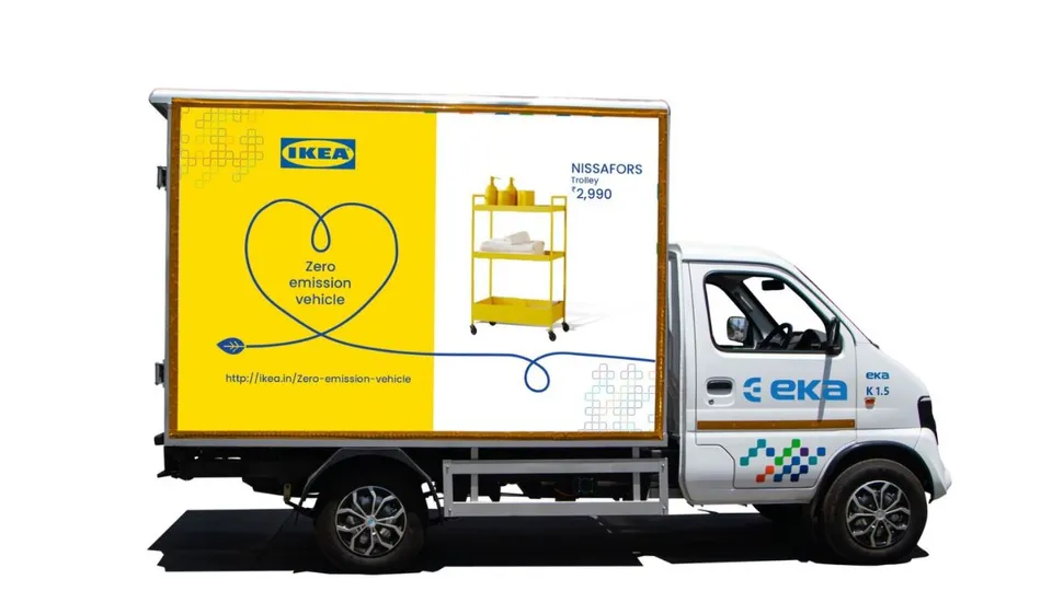 EKA Mobility formed a strategic partnership with IKEA for the supply of electric delivery vans in India