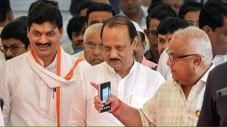 Ajit Pawar meets Sharad Pawar