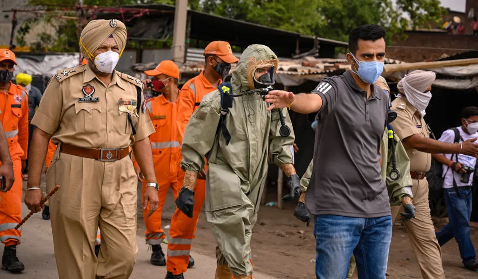 Gas leak in Punjab Ludhiana