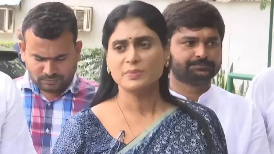 Y S Sharmila INC meeting