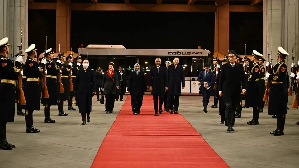 Muizzu arrives in Beijing