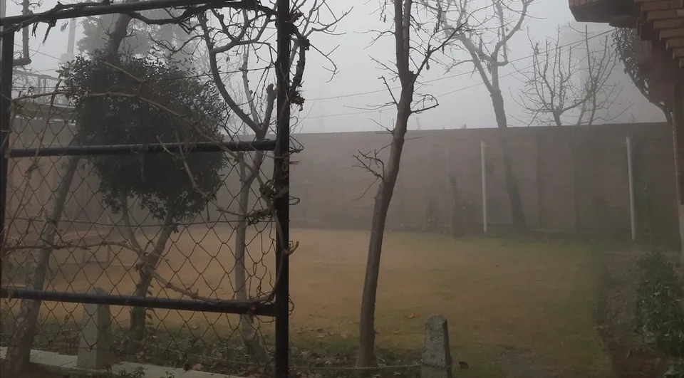 Srinagar fog