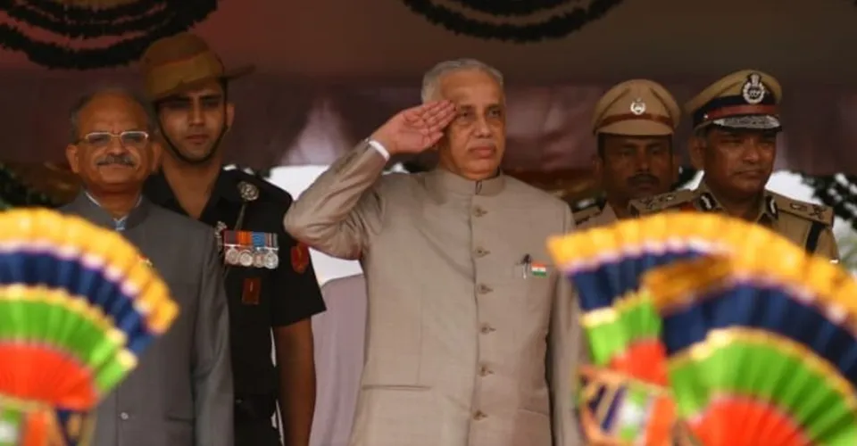 Andhra Pradesh Governor Abdul Nazeer unfurled the #NationalFlag at the Indira Gandhi Municipal Stadium on the #RepublicDay in #Vijayawada. CM  YS Reddy  also participated in the celebrations