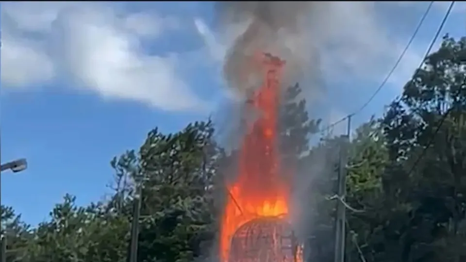 Mahashivratri Mauritius Fire