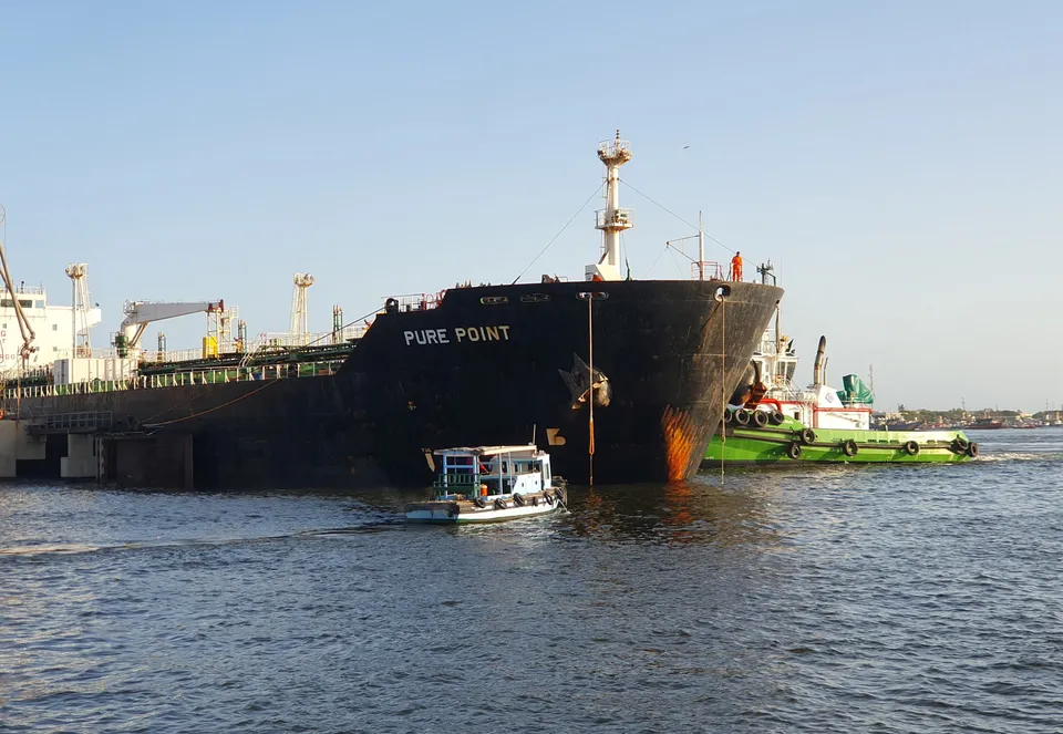 Russian oil reached Karachi Port.jpg