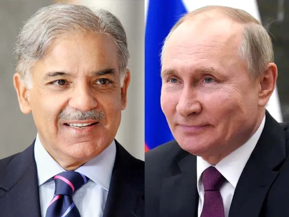 Shehbaz Sharif Vladimir Putin Pakistan Russia