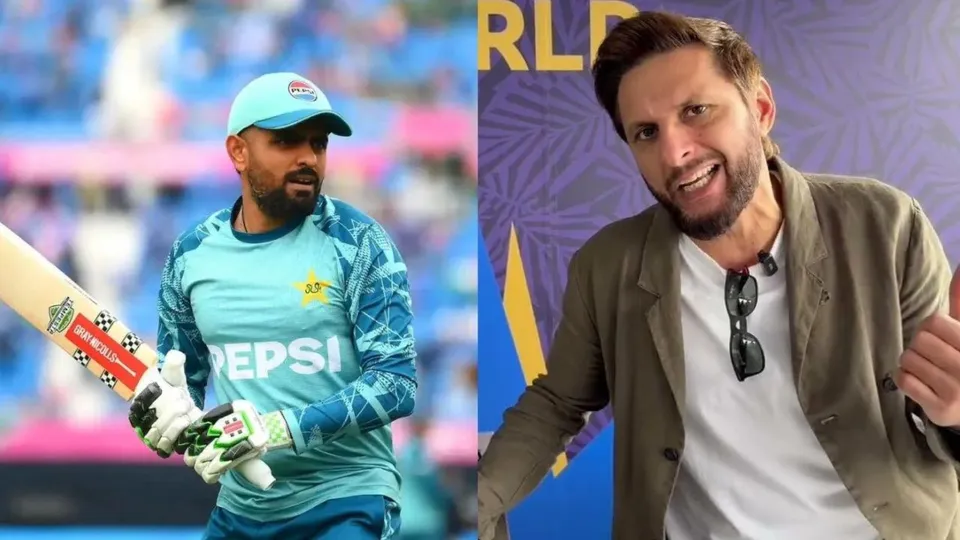 Babar Azam Shahid Afridi