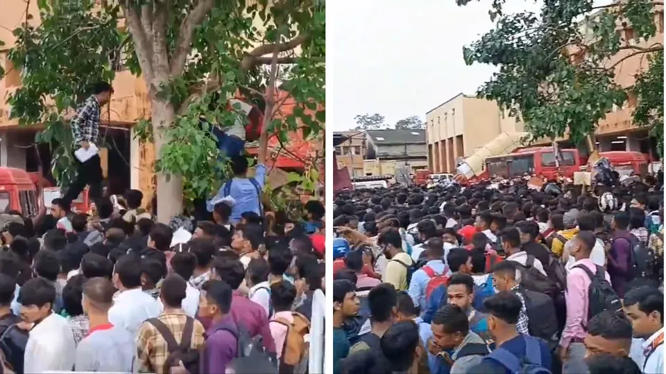 Air India Job Stampede
