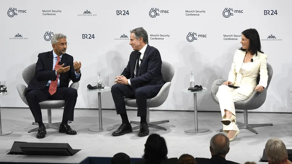 S Jaishankar, Antony Blinken and Annalena Baerbock