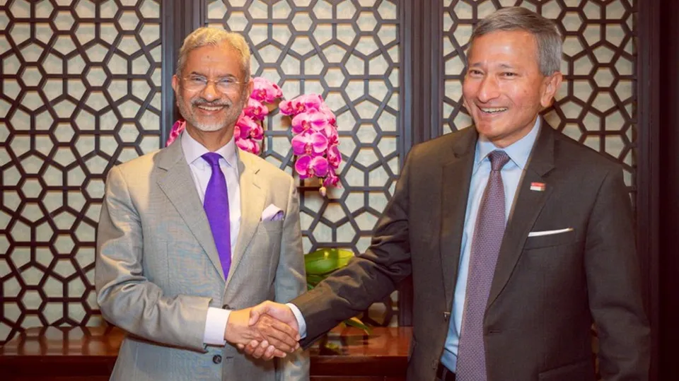 External Affairs Minister Dr S Jaishankar meet Singapore FM Vivian Balakrishnan