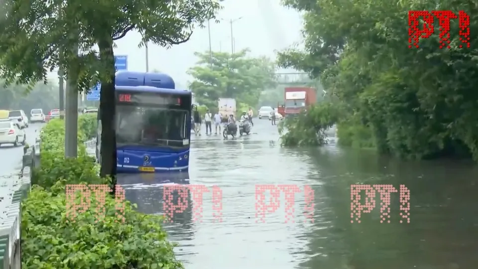 Yamuna water on Delhi roads