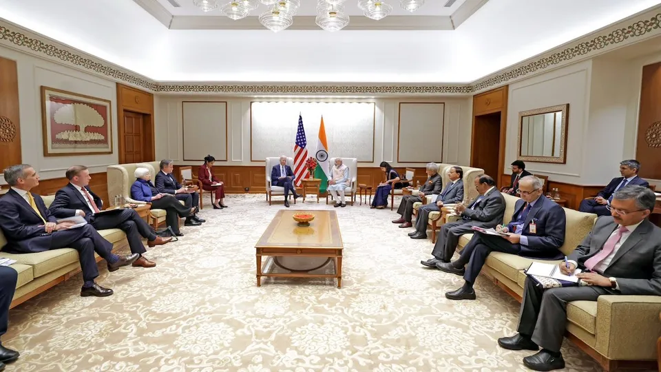 Joe Biden and Narendra Modi 