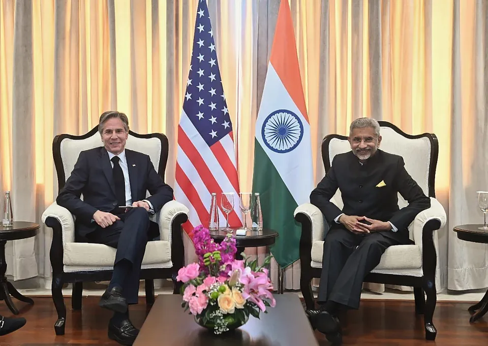 S Jaishankar with Antony Blinken