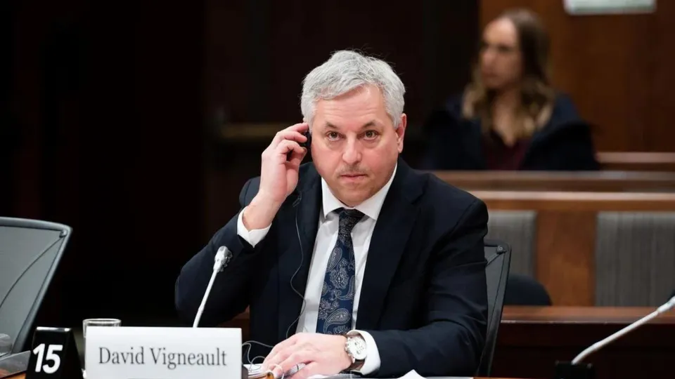 Canada's intelligence agency chief David Vigneault (File image)