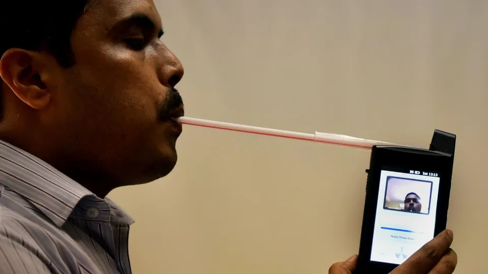 breathalyser test of voters