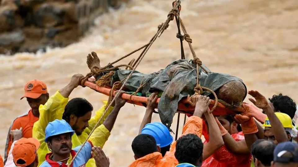 Search and rescue operation underway in Wayanad landslide-hit areas