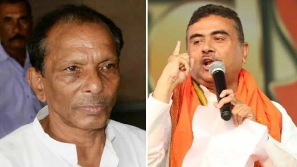 Suvendu Adhikari Akhil giri BJP TMC Bengal
