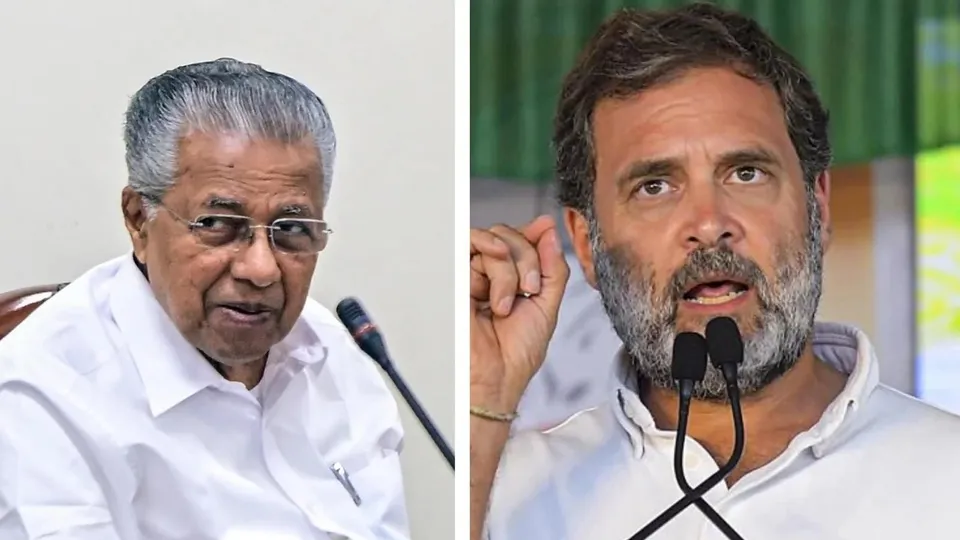 Pinarayi Vijayan Rahul Gandhi