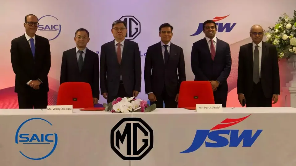 MG Motor India JSW